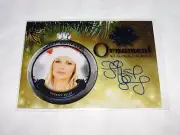 2015 Benchwarmer TIFFANY SELBY Holiday #104 Blue Ornament Foil Auto/5 PLAYBOY