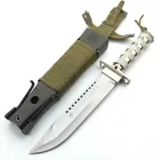 Large Hunting Knife Bowie Fixed Blade Camping Military Outdoor Survival Knife J1