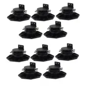 10Pack Adjustable Deck Support Pedestal Deck Foundation Base Support for1965