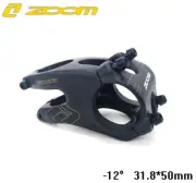 ZOOM Aluminum Stems MTB XC DH Road Bike handlebar bar Stem 31.8*50mm -12°