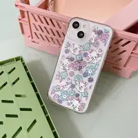 在飛比找ETMall東森購物網優惠-花朵傲嬌瑪麗貓iphone13手機殼適用蘋果12promax