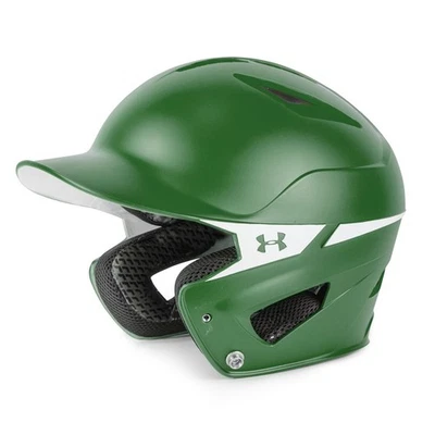 Under Armour Converge Youth Matte Two Tone Batting Helmet DARK GREEN