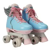 NNEDSZ Circle Society Adjustable Kids Quad Roller Skates In Cotton Candy