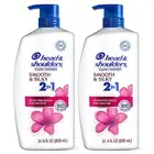 2-in-1 Dandruff Shampoo and Conditioner, Anti-Dandruff Treatment, Smooth & Si...