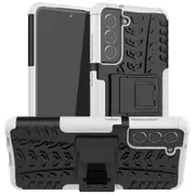 MCC Heavy Duty Samsung Galaxy S21 FE 5G Fan Edition Shockproof Case Cover [White]