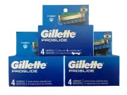 Genuine Gillette PROGLIDE Razor Blade 12 Cartridges Refill Men Brand New Sealed