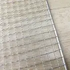 Crossed Wire Mesh BBQ Grate Grid for Grilling Beef Chicken and Vegetables
