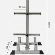 Olympic Barbell & Gym Weight Plates Storage Tree Rack