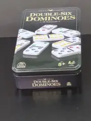 NIB Double-Six Dominoes Cardinal Classics 2020 Spin Master 28 Tiles 1 Starter