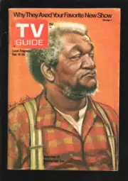 MAG: TV Guide 2/14/1976-Redd Foxx Sanford & Son cover-Nevada edition-Newsstan...