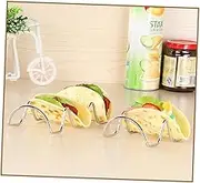 OFFSCH 2 Pcs 2 Stackable Stainless Steel Taco Holder Food Storage Rack for Pizza Pancakes and Cookies Oven Dishwasher Safe Corrosion Resistant and Easy to Clean