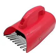 Blueberry Rake Picker Scoop, Rust-Proof Berry Picker, Fruit Harvester, with Ergonomic Handle, Easy to Operate, 21.5cm, Ideal for Blueberries, Cockscomb, and Cloverleaf