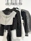 $406+ ANNE KLEIN, BEBE, ELLEN TRACY, DKNY, LUSH Blazer & Top Set of 5 Multi XS S