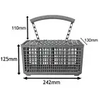 Dishwasher Cutlery Basket For Bosch SMS40E08AU SMS46GW01A SMU46GS01A SMS46GI01A