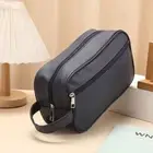 PU Toiletry Storage Bag Zipper Pouch for Make Up Kit Handbag Toiletry Case