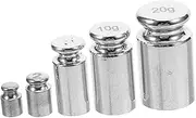 NOLITOY 5pcs Steel Calibration Weights Set for Accurate Weighing High Precision From for Digital Scales Jewelry Crafts Luggage
