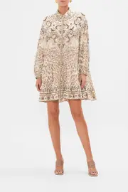TIERED SHIRT DRESS GROTTO GODDESS