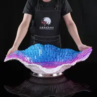 在飛比找ETMall東森購物網優惠-高端刺身盤冰盤海螺形創意餐具酒店海鮮姿造盤大盤三文魚拼盤盤子