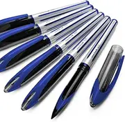 Uni-Ball AIR - 0.7mm Medium Rollerball - 6 Pack - Blue - UBA-188-L