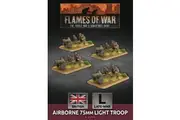 Flames of War: Airborne 75mm Light Troop (x4 Plastic)