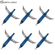 6/12pcs Hunting Arrowheads 2 Blade Broadheads Crossbow Point Tips Box Bow Target