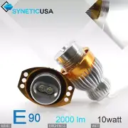2x BMW Angel Eyes E90 E91 XRE LED White 10W Headlight Halo Ring Light Bulbs