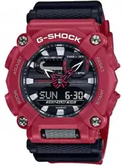 Men's Casio G-Shock Digital Analog Military Style GA-900 Red Watch GA900-4A