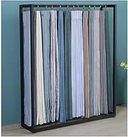 Scarf Display Stand,Scarf Rack, Commercial Metal Quilt Blanket Display Stand Rack, Floor Standing Scarf Display Stand, Garment Rack for Hanging Clothes(60x25x120cm)