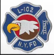 New York Fire Department (FDNY) Ladder 102 Patch