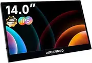 AIREIXINGD 14.0'' Portable Monitor FHD 1080P Portable Laptop Monitor IPS Computer External Screen USB C HDMI Display for PC MAC Phone Xbox PS5