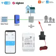 WiFi Zigbee Tuya Smart Bi Directional Energy Meter 150A Clamp Current Sensor Tra
