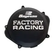 Boyesen Factory Racing Clutch Cover Black Kawasaki KX250F