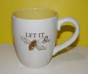 Bumble Bee Mug Department 56 Let it Bee Coffee Tea Cup Yellow and White