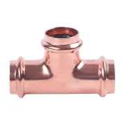SmarteX-Press 20mm Copper Equal Tee