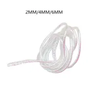 4M Mylar Braid Tubing Fly Tying Materials Round Holographic Cord Pearlescent