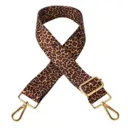 Replacement Purse Strap Leopard Print Adjustable Wide Shoulder Handbag Strap ...