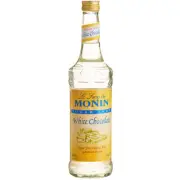 Monin Sugar Free White Chocolate Flavoring Syrup 750 mL 544SYPAS063A