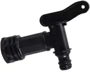 Water Butt Tap Taps with Nut,Plastic Tap for Water Butt Hose Connector,Ibc Tank