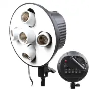 5in1 E27 Socket Lamp Bulb Light Head Holder For Studio Softbox
