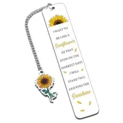 Sunflower Bookmark, Sunflower Gifts for Women, White Elephant Gifts for Adult...