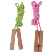 2pcs Sport Ropes Jump Ropes Daily Use Jump Ropes Fitness Jump Ropes Exercise Supply As Shown 1
