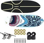 Dickly High-Quality Skateboard Deck for Teens and Adults - Durable Maple Construction, CX4 Trucks