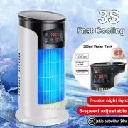 Portable Mini Air Cooler Fan Air Conditioner Cooling Fan Humidifier Desk Fan USB