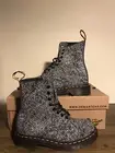 Dr. Martens 1460 Pascal Boots Black Splattered Chaos Textured Wmn 6 Men’s 5