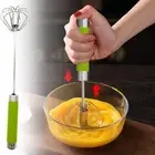 Blender Whisk Kitchen Tool Semi-automatic Egg Beater Stainless Steel Egg Whisk
