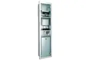 New Bradley Reflections 1847 Combination Towel Dispenser Hand Dryer and Waste