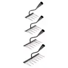 Garden Rake Cultivating Planting Rake Lawn/Leaf Rake