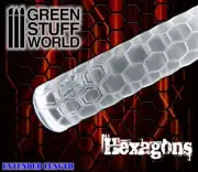 Rolling Pin - HEXAGONS Texture - Create your own Infinity, bases