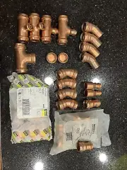 X29 Lot 1” VIEGA PROPRESS NIBCO Street 45 Coupling Tee Copper Pipe Pro Press Mix