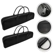 Reflective Lines Flute Case Cover Lightweight Padded Bag for Easy Transport